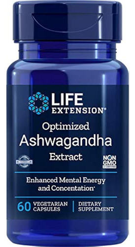Life Ex On Ashwagandha Extract Veg Capsules 60count