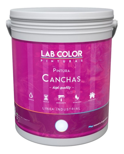 Pintura Para Canchas Deportivas X 4l