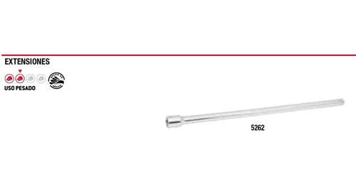 Extensión Adaptador Para Dado Cuadro 1/2'' X 5'' Urrea 5461