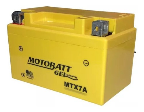 Batería De Gel Para Motoneta Ytx7a-bs Mtx7a Ds150 Ws150 Trn