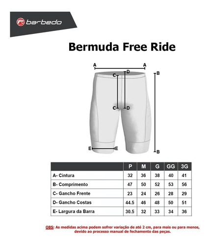 Imagem 6 de 6 de Bermuda Short Ciclismo Bike Mtb Free Ride Barbedo Forro + Nf