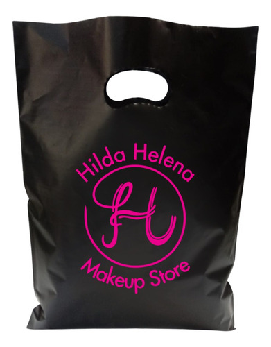 Sacola Personalizada Com Logo 30x40 Es.0,12 500 Sacolas