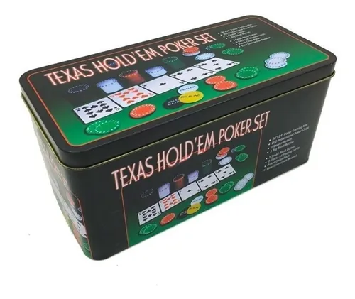 Juego De Mesa 200 Fichas Poker Texas Holden