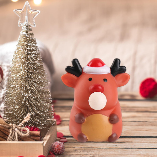 4 Navidad Escupir Burbuja Relajante Juguete Sensorial Alce