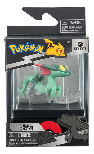 Figura Pokemon De Batalha Dreepy Select Com Case Original