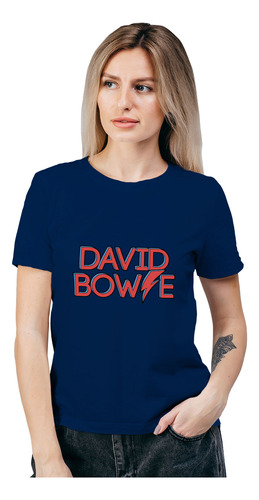 Polera Mujer David Bowie Rayo Musica Algodón Orgánico Wiwi