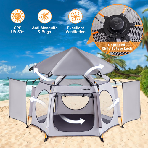 Playpen Asweets 4 Em 1 Pop-up Para Interior/exterior Com Dos