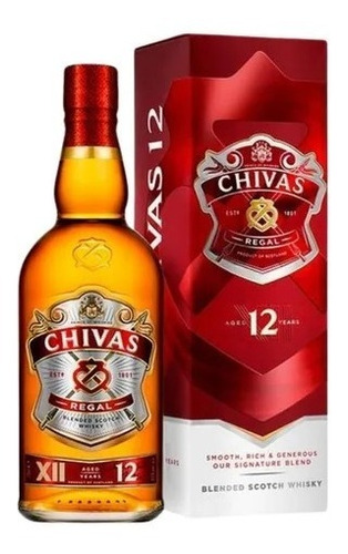 Whisky Chivas Regal 12 Años 1 Litro