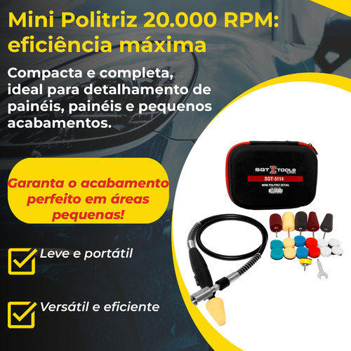 Kit Polidor Minitriz Sigma Com Boinas