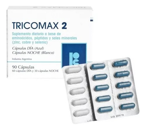 Tricomax 2 90 Cápsulas 60 Día+30 Noche (envio Gratis)