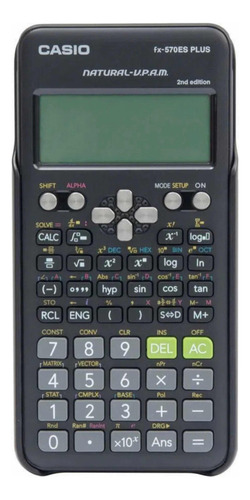 . Calculadora Casio Fx570 Es Plus 2 Generación Color Negro