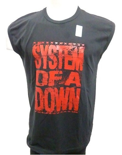 Remeras Sin Mangas System Of A Down Musculosas Que Sea Rock 