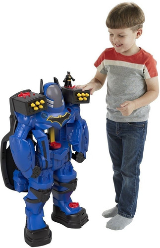 Batman Mega Battlebot C/ Sons E Luzes Original Mattel Fgf37