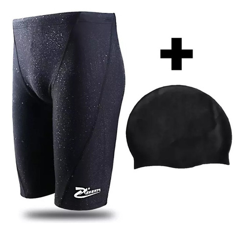 Malla Boxer Jammer  De Natación Piscina Con Gorra Mvdsport