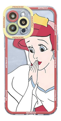 Funda De Teléfono Princess Ariel Para iPhone 15 13 14 11 12