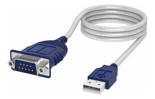 Cable Convertidor Usb 2.0 A Serial 9-pin Db-9 Rs-232 1.8mts