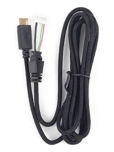 Cable Auricular Para Juego Trs 4 Polo Rog Delta Gaming Negro