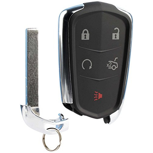 Key Fob Keyless Entry Smart Remote Shell Case &amp; Pad...