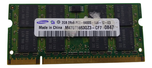 Memoria Ram Samsung 2gb Pc2-6400s M470t5663qz3-cf7 (Usado)