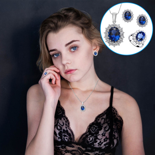 Conjunto De Joyas Estilo U Fashion Con Forma De Anillo Y Pen