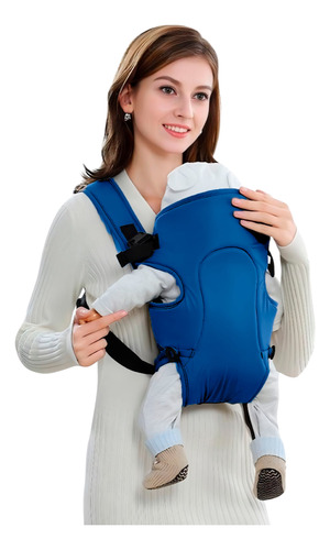 Canguru Apoio Pra Bebe Recem Nascido Seguro Bolsa Ergonômico Cor Azul