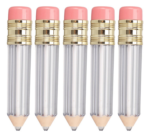 Contenedor De Brillo Labial, 5 Unidades, 5 Ml, Tubo Vacío Co