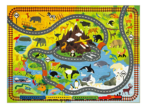 Kc Cubs Colección Playtime Animal Safari Road Map Educación