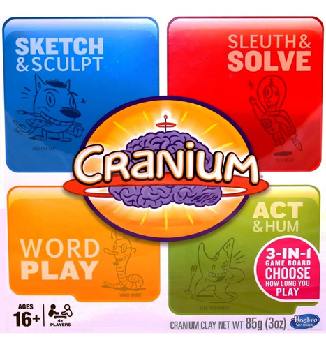 Tablero De Juego Cranium 3 En 1 (2014)