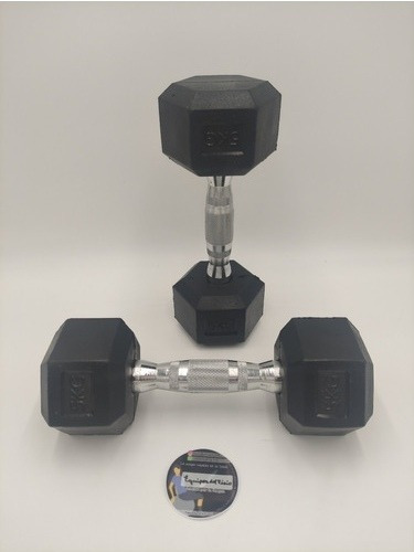 Imagen 2 de 4 de Mancuernas Hexagonales 5kg