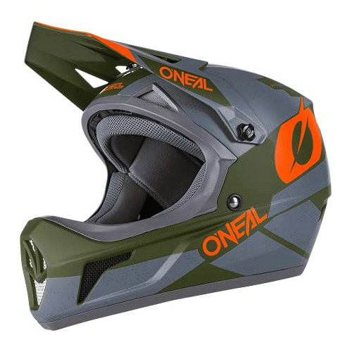 O'neal Sonus Deft Mountain Bicicleta Casco De Oliva/orange M