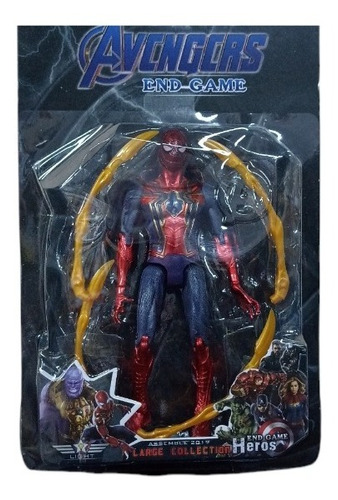 Muñeco Iron Spider End Game Avengers Articulado V Crespo