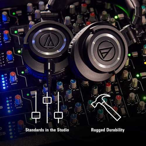 Audífonos Audio-technica Ath-m50x, Con Cable Desmontable