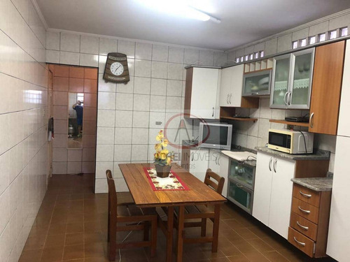 Imagem 5 de 14 de Casa Térrea Com 2 Dormitórios, 2 Banheiros, 2 Vagas De Garagem, Com Edicula, À Venda, 165 M² Por R$ 620.000,00 - Marapé - Santos/sp - Ca1680