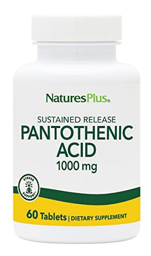 Suplemento Vitamina B5 Ácido Pantoténico Naturesplus - 100