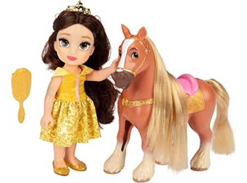 Disney Princess Belle Doll Phillipe Juego De Regalo