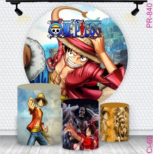 Kit Conjunto Luffy One Piece Menino Do Chapeu De Palha