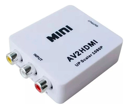 Convertidor 3 Rca A Hdmi: Soporta Resolución Full Hd
