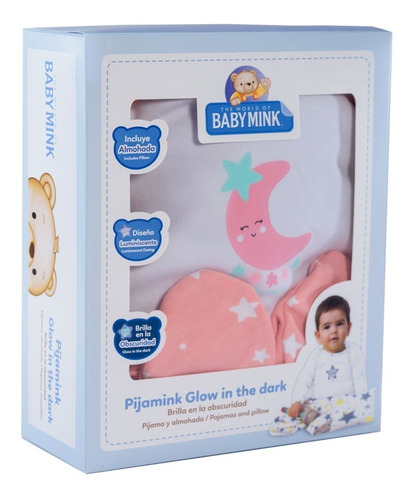 Baby Mink Pijamink Glow 3 A 6 Meses