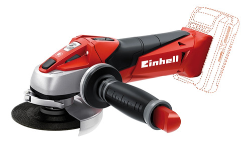 Esmerilhadeira Angular Sem Fio Einhell Power X-change Te-ag 18/115 Li De 50 hz/60 hz Vermelho 200 V - 250 V Sem Bateria