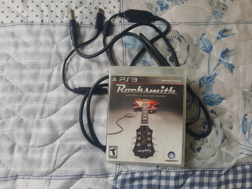 Jogo Rocksmith Ps3 + Cabo Real Tone Ubisoft