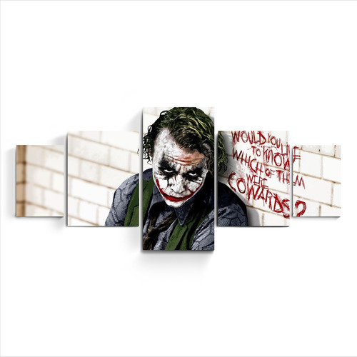 Cuadro Triptico Poliptico Joker Guason Heath Ledger Batman