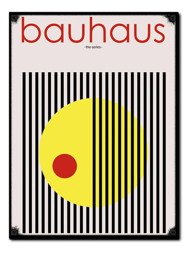 #1720 - Cuadro Decorativo Vintage Bauhaus Diseño Poster Arte