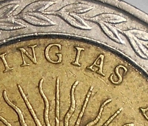 Argentina 1 Peso 1995 Error Provingias - Hecha En Londres