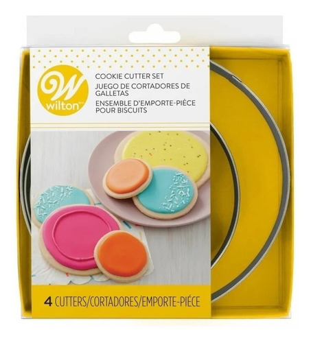 Kit Cortadores De Galletas Circulares Wilton