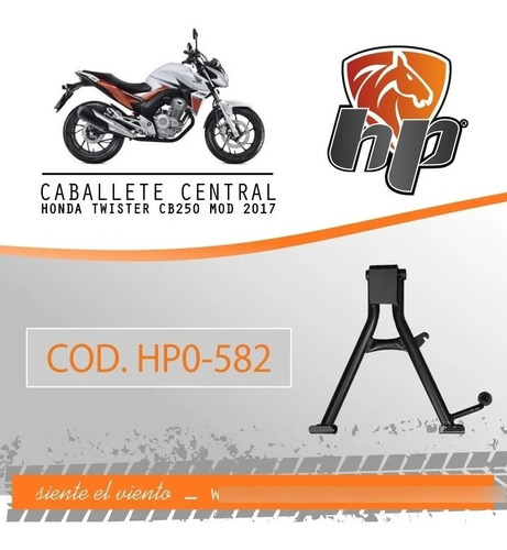 Imagen 2 de 2 de Caballete Honda Cbx 250 Twiste (2017) Hp 0-582 Cuotas