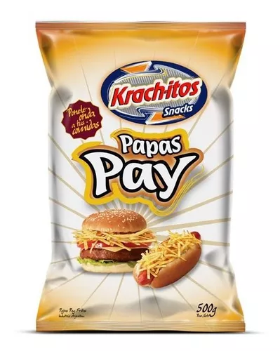 Cronwell Snacks Papas Pay Potato Sticks Crunchy Snack Perfect Hot Dog  Topping, 65 g / 2.29 oz bag