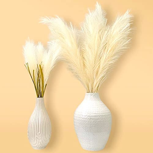 Faux Pampas Grass Decor Paquete Alto De 6 3 Piezas 43 P...