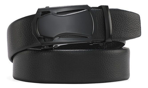 Cinturón De Cuero Para Hombre Cinturón De Hebilla Automátic