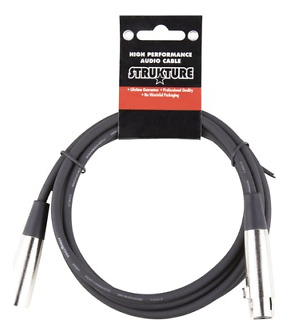 Stukture Xlr Microphone Cable, 6 Ft, Thick Abs Inner Sle Eeb