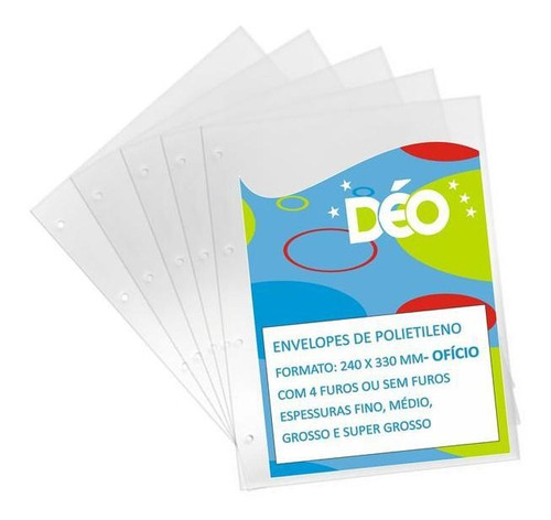 Envelope Plastico Oficio Grossos Kit 50 Unidades